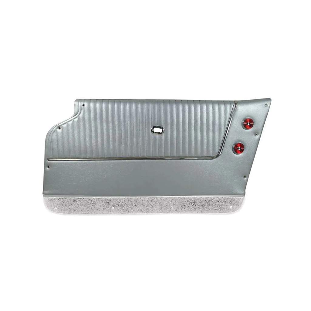C2 1963-1964 Corvette Door Panels Leather W/Carpet - Convertible - W/Trim