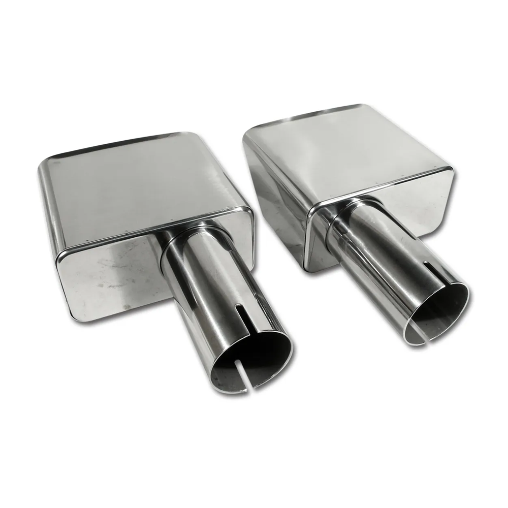 1970-1972 Corvette C3 Exhaust Extensions - Stainless Steel