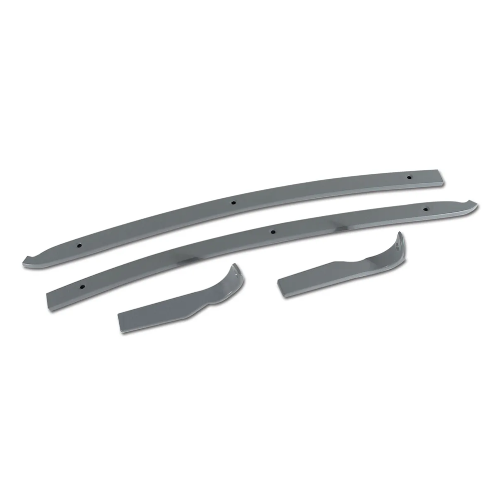 1968-1969 Corvette C3 Natural Finish Rear Quarter Panel Retainer Set - Convertible