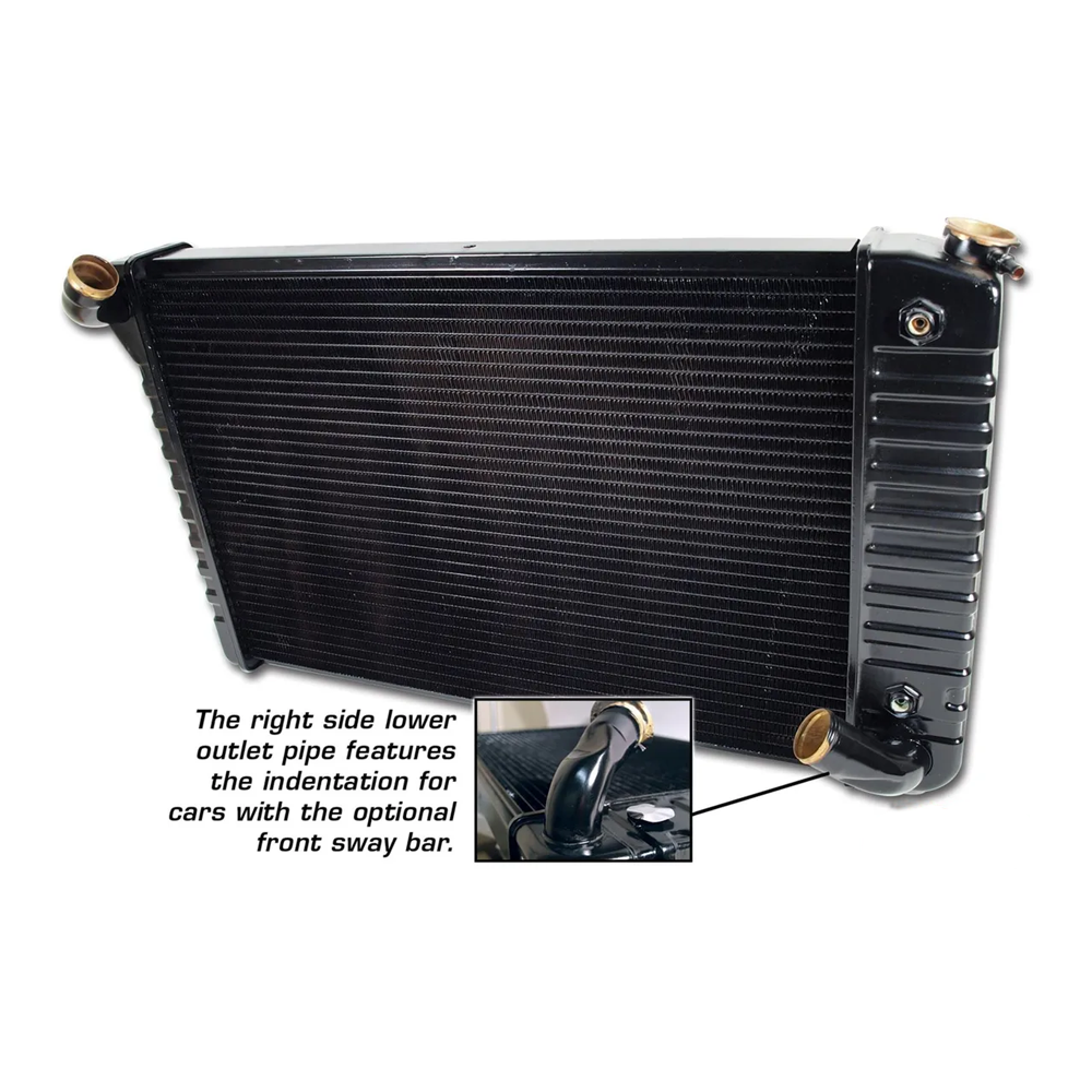1969-1972 Corvette C3 Radiator - Small Block - 26 inch Core