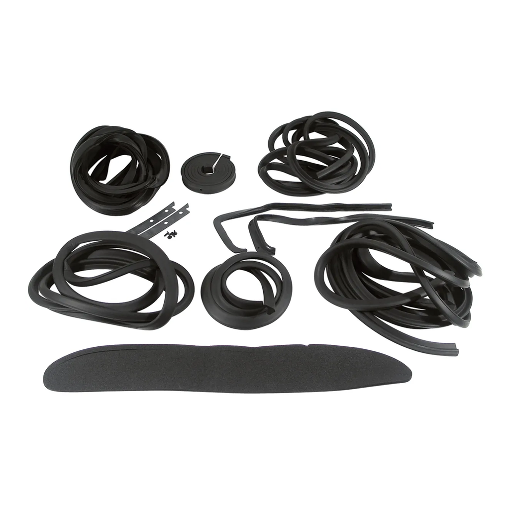C1 1956-1957 Corvette Weatherstrip Kit - Body 16Pc