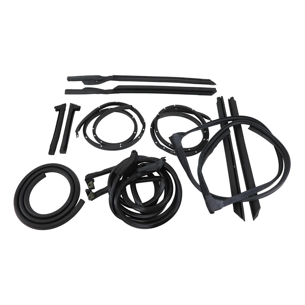 C3 1969 Corvette Weatherstrip Kit - Body Coupe 10Pc (69L)
