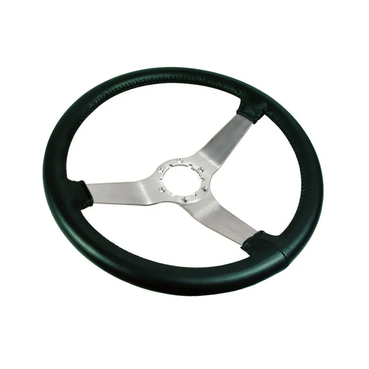 C3 1979 Corvette Reproduction Steering Wheel - Leather w/Satin Spokes
