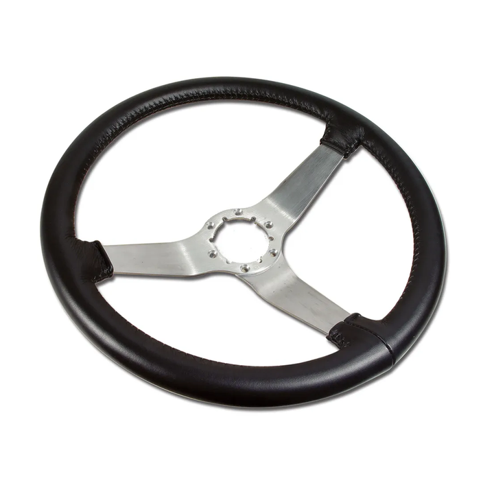 C3 1979 Corvette Reproduction Steering Wheel - Leather w/Satin Spokes