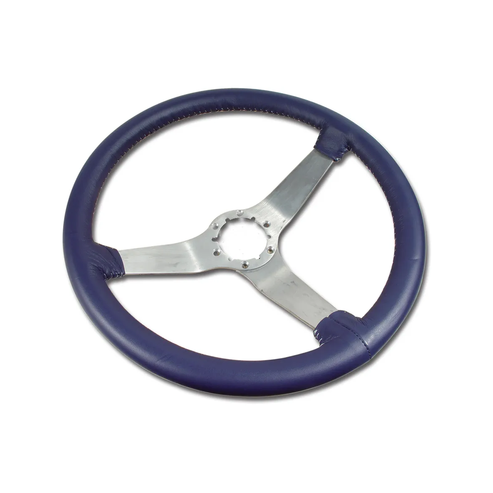 C3 1979 Corvette Reproduction Steering Wheel - Leather w/Satin Spokes