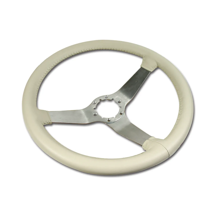 C3 1979 Corvette Reproduction Steering Wheel - Leather w/Satin Spokes