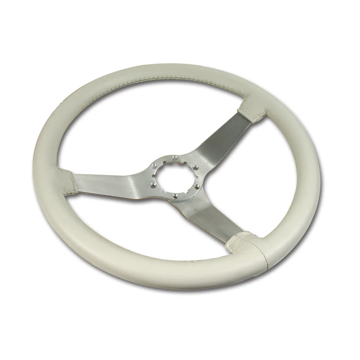 C3 1978 Corvette Reproduction Steering Wheel - Leather w/Satin Spokes