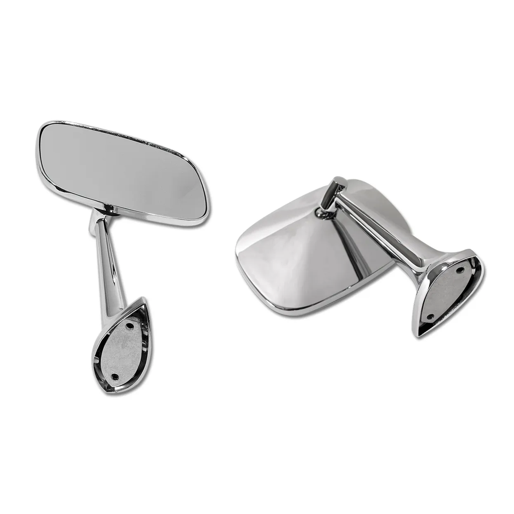 1968-1974 Corvette C3 Outside Mirrors W/Mounting Kits