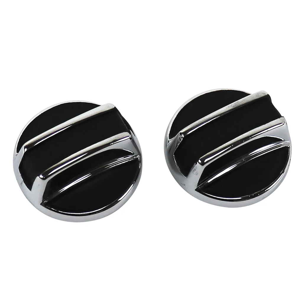 1968-1977 Corvette C3 Door Lock Knobs - Inside - Pair - Reproduction