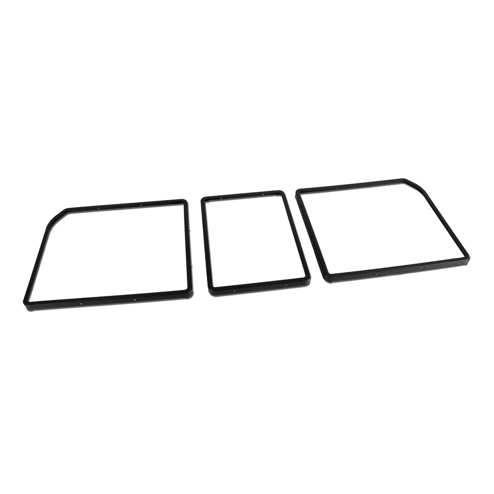 1968-1979 Corvette C3 Rear Compartment Unit Door Frames - Unpainted 3Pc Set