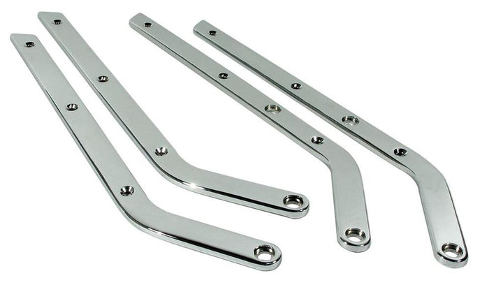 C2 1967 Corvette Seat Side Chrome - 4 Piece Set