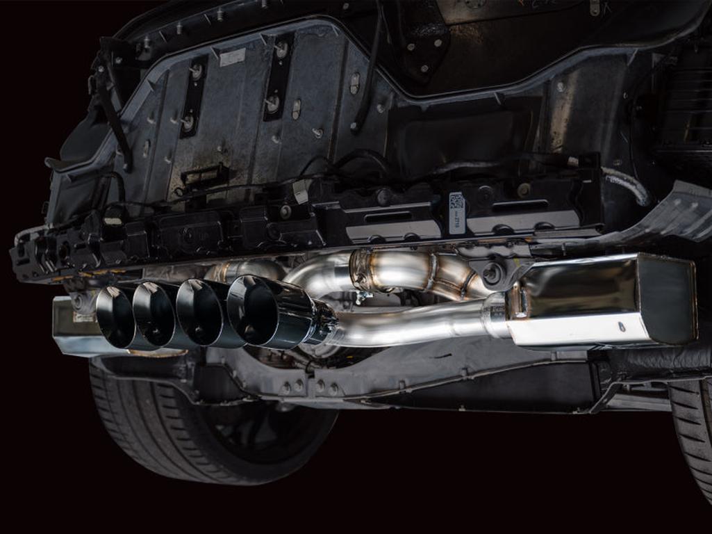 AWE Tuning 2023 C8 Corvette Z06 SwitchPath Cat-Back Exhaust with Diamond Black Tips