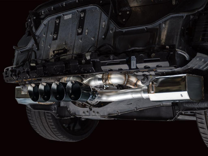 AWE Tuning 2023 C8 Corvette Z06 SwitchPath Cat-Back Exhaust with Diamond Black Tips