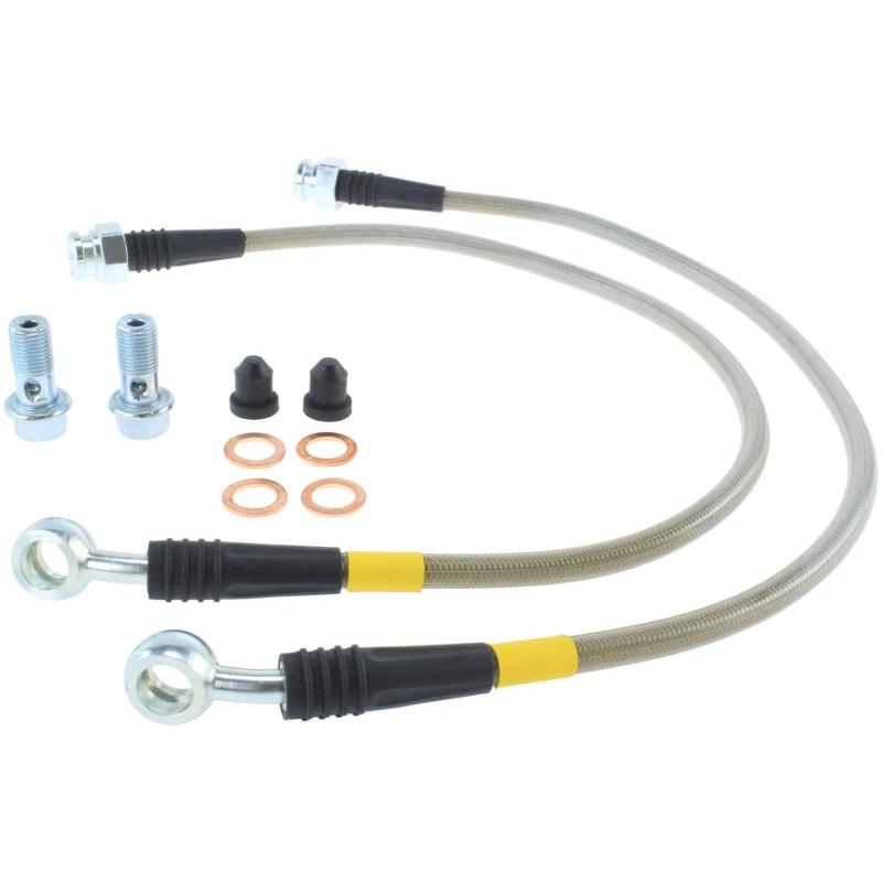 Corvette StopTech Stainless Steel Rear Brake Line Kit - Rear: 1997-2004 C5 & Z06