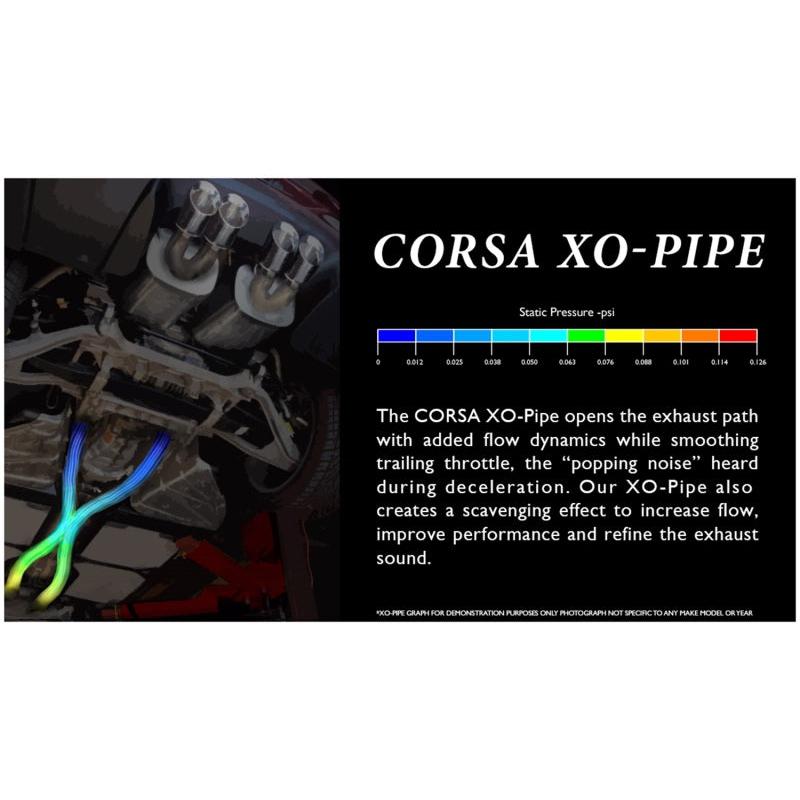 Corvette C6 6.0L V8 Auto A6 Corsa XO Pipe Exhaust 2006-2007