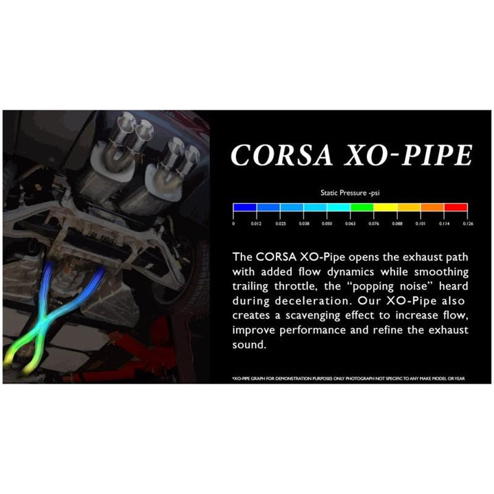 Corvette C6 6.0L V8 Auto A6 Corsa XO Pipe Exhaust 2006-2007