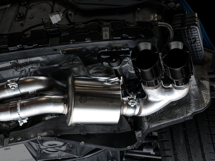 AWE Tuning Touring Edition Exhaust for Chevrolet Corvette C8 with Diamond Black Tips