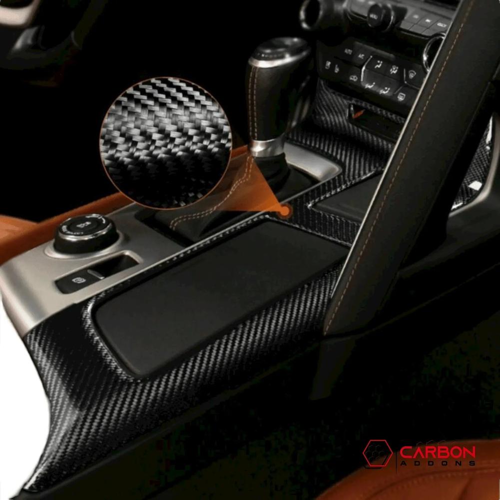 C7 Corvette 2014-2019 Carbon Fiber Center Console Cover