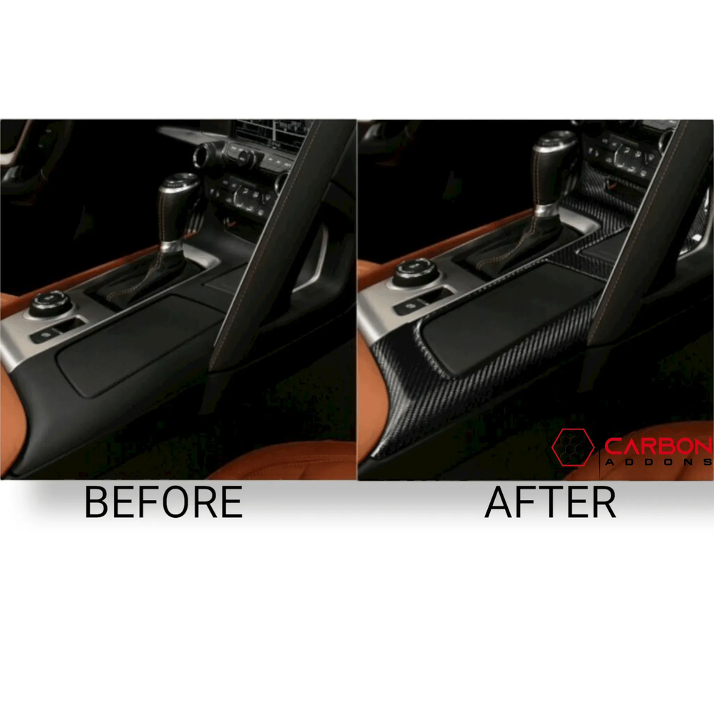 C7 Corvette 2014-2019 Carbon Fiber Center Console Cover