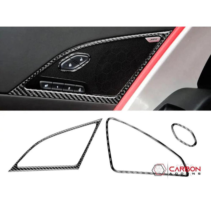C7 Corvette 2014-2019 Door Panel Trim Carbon Fiber Overlay