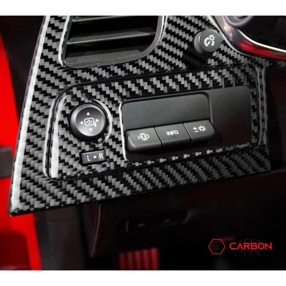 C7 Corvette 2014-2019 Driver Side Dashboard Carbon Fiber Overlay