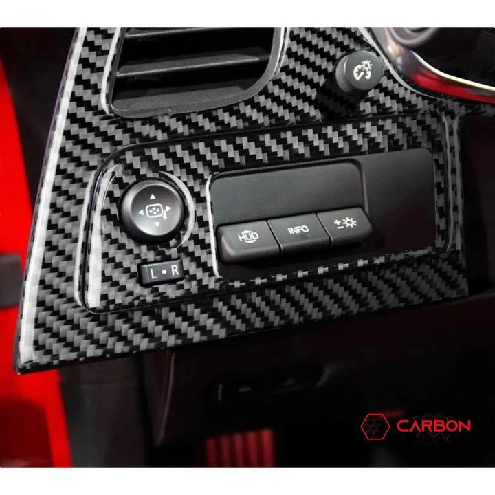 C7 Corvette 2014-2019 Driver Side Dashboard Carbon Fiber Overlay