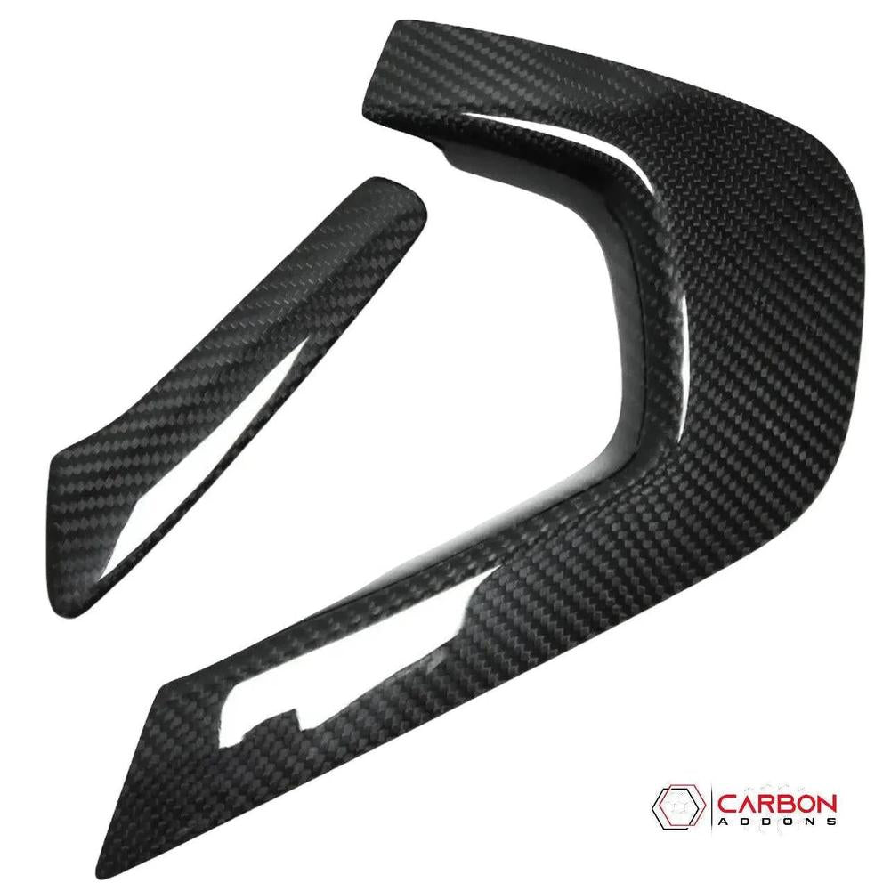 C7 Corvette 2014-2019 Carbon Fiber Center Console Handle Trim Covers
