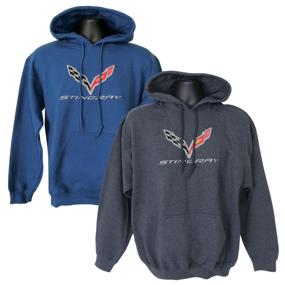C7 Corvette Embroidered Sweatshirt Hoodie