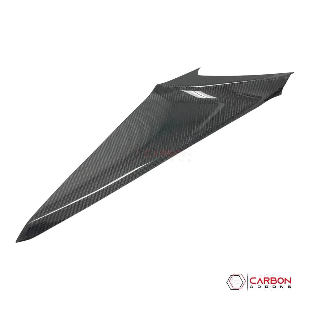 C8 Corvette Carbon Fiber Center Console Side Trim Covers