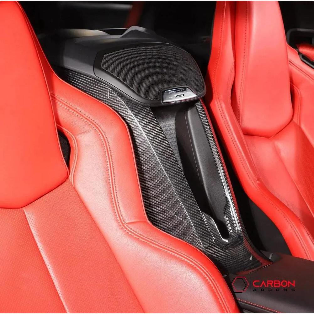 C8 Corvette Carbon Fiber Waterfall Panel Trim Cover