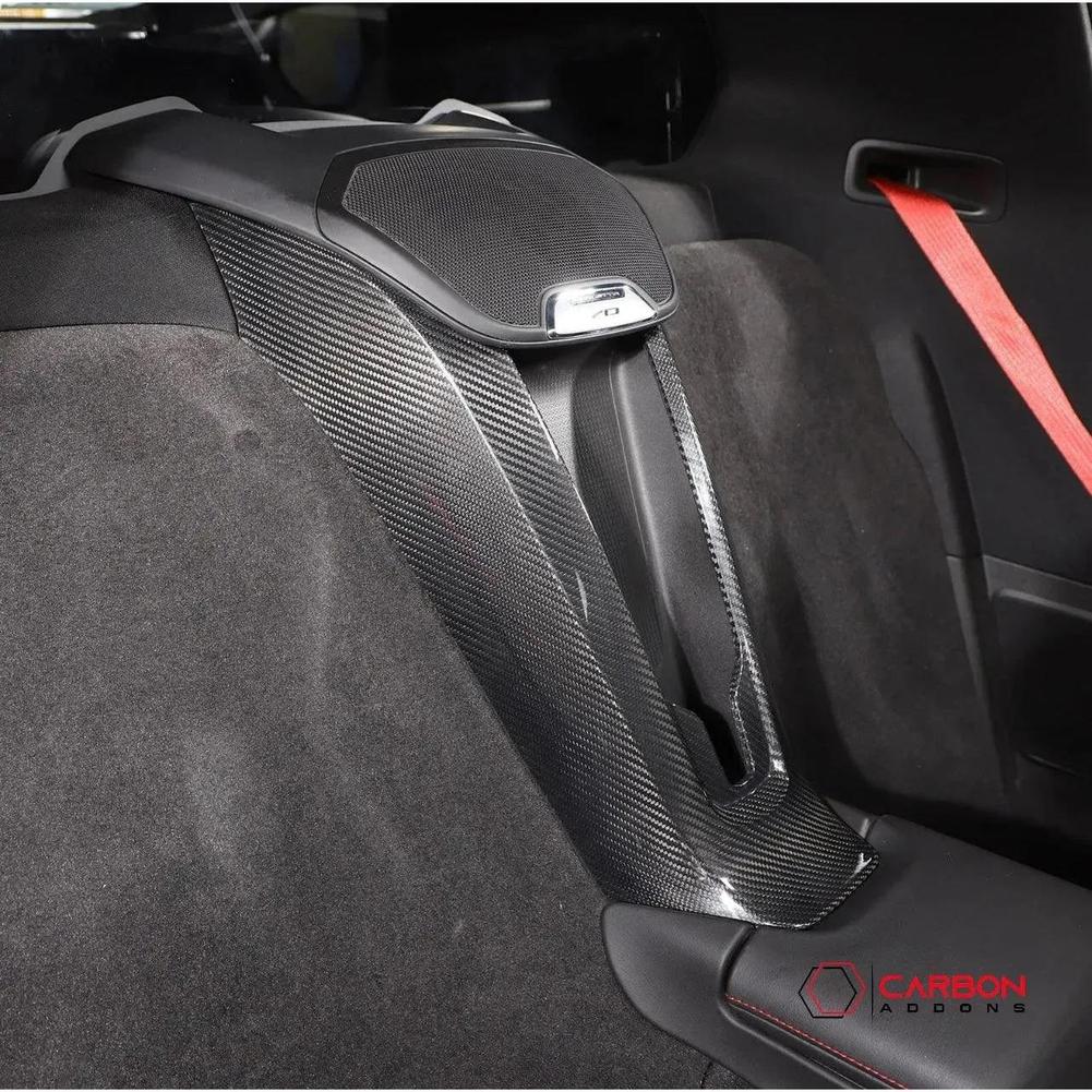 C8 Corvette Carbon Fiber Waterfall Panel Trim Cover