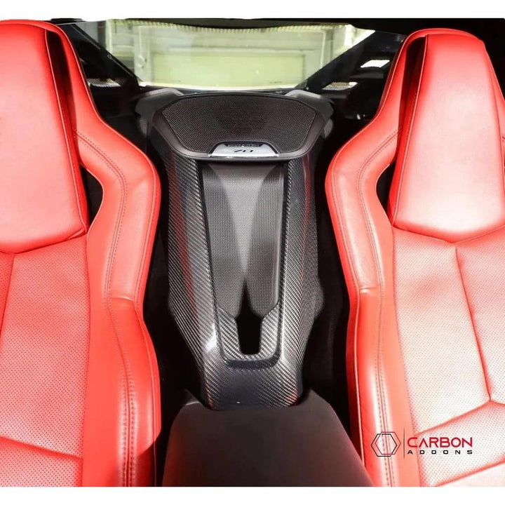 C8 Corvette Carbon Fiber Waterfall Panel Trim Cover