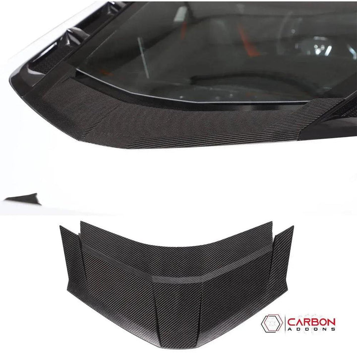 C8 Corvette Exterior Rear Lower Window Carbon Fiber Replacement Trim