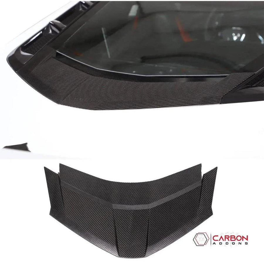 C8 Corvette Exterior Rear Lower Window Carbon Fiber Replacement Trim