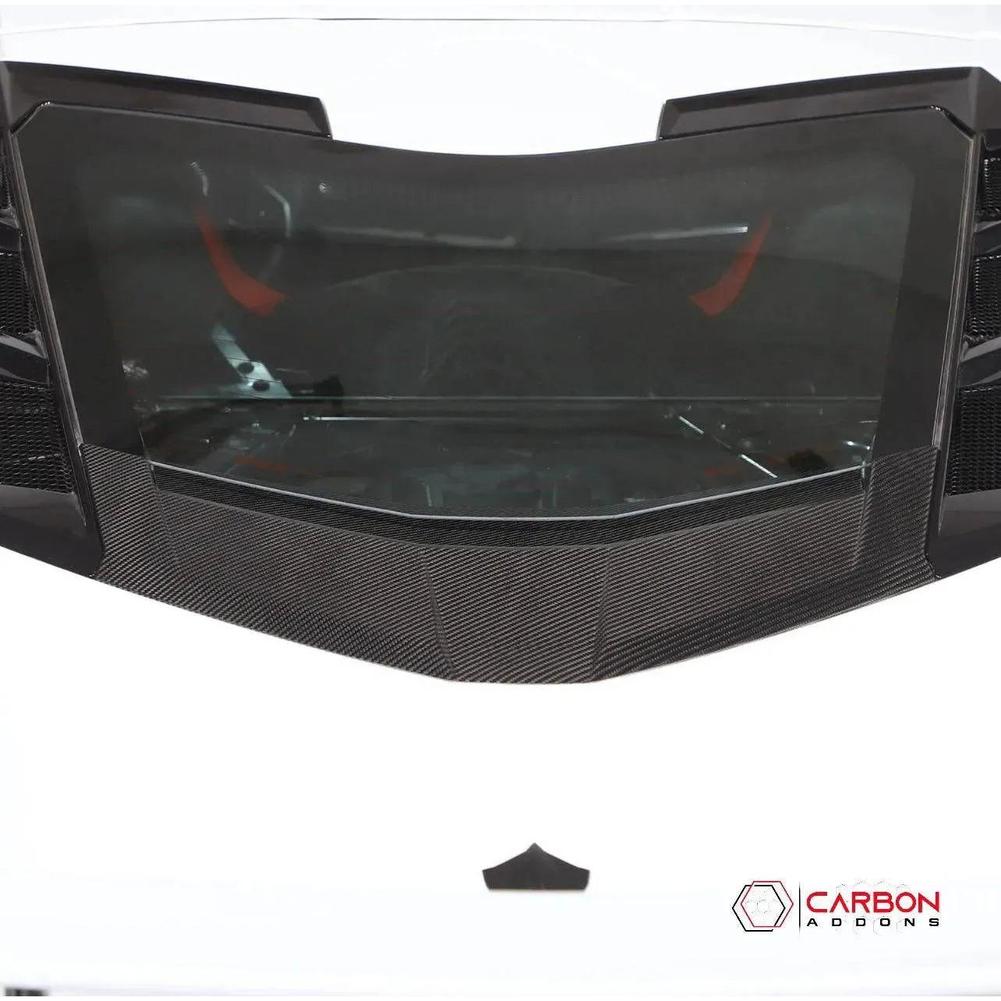 C8 Corvette Exterior Rear Lower Window Carbon Fiber Replacement Trim