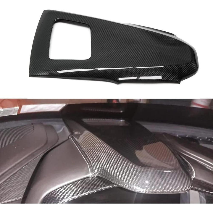 C8 Corvette Upper Dashboard HUD Trim Pad Carbon Fiber Cover