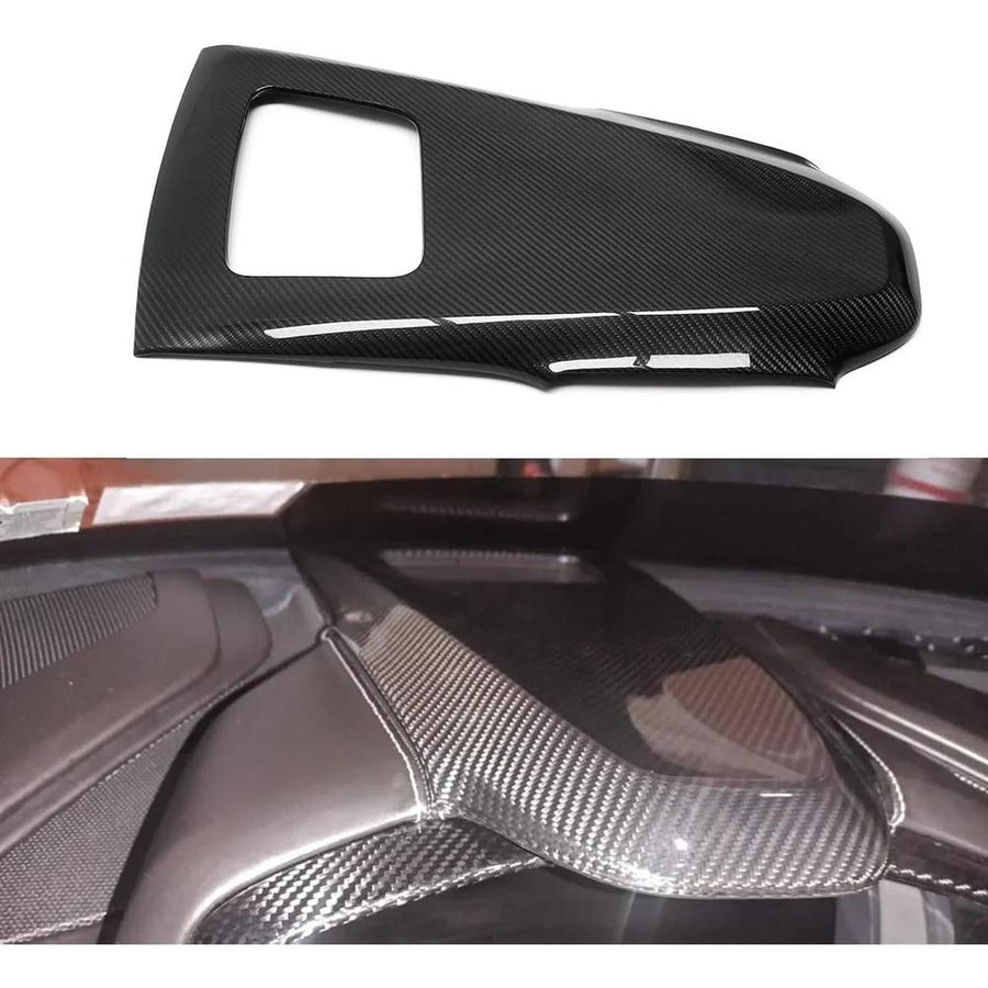 C8 Corvette Upper Dashboard HUD Trim Pad Carbon Fiber Cover