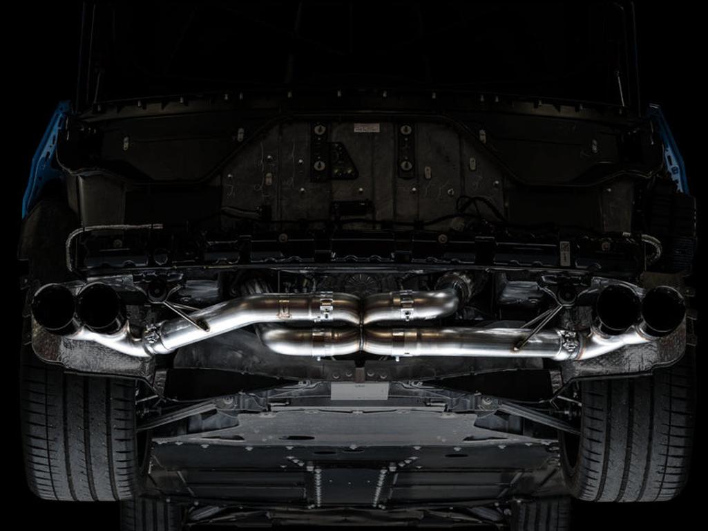 AWE Tuning 2020-2025 Chevrolet Corvette C8 Track Edition Exhaust with Diamond Black Tips