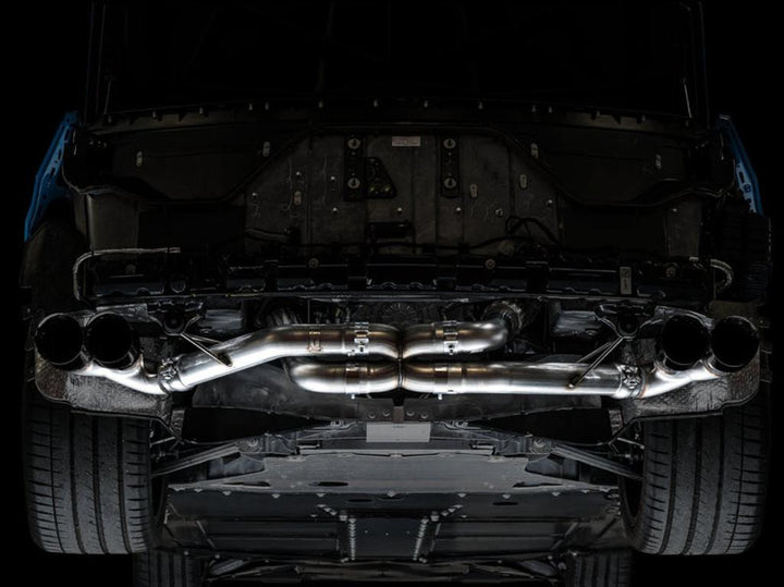 AWE Tuning 2020-2025 Chevrolet Corvette C8 Track Edition Exhaust with Diamond Black Tips