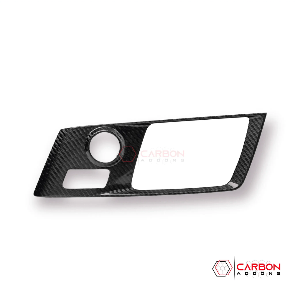 Corvette C7 Carbon Fiber Central Gear Shift Panel Trim Cover | 2014-2019 Chevrolet Corvette C7