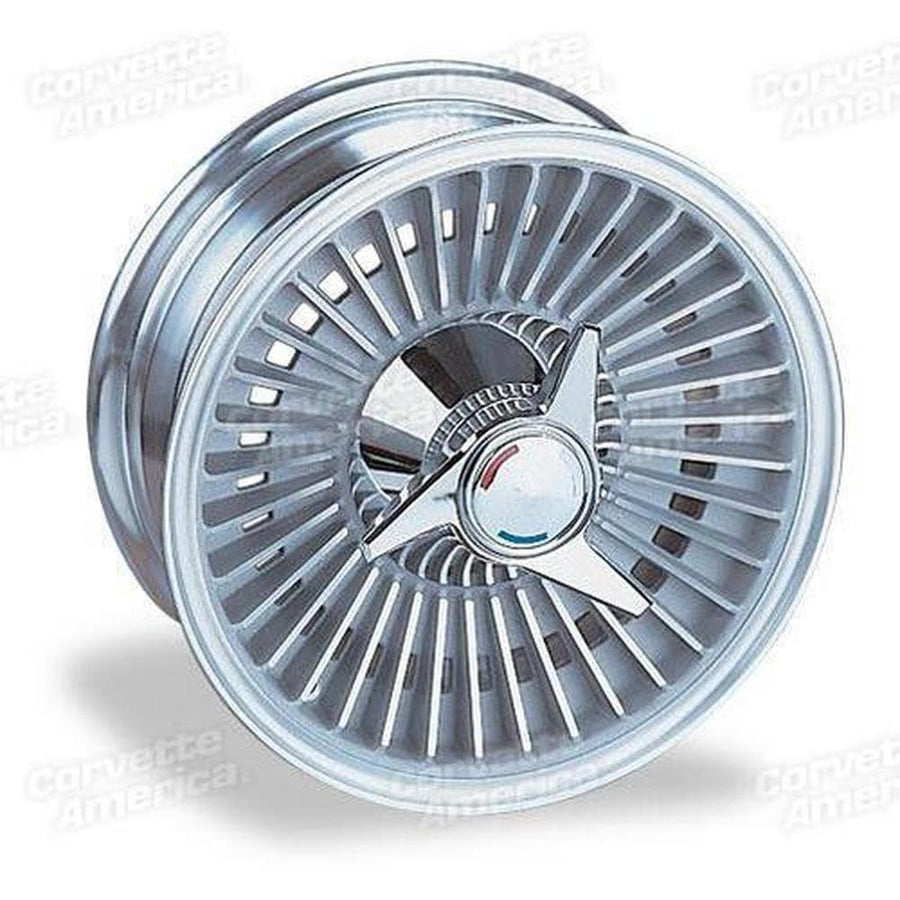 Corvette Direct-Bolt Knockoff Wheel Set - Replica Style - Complete: 1963-1964