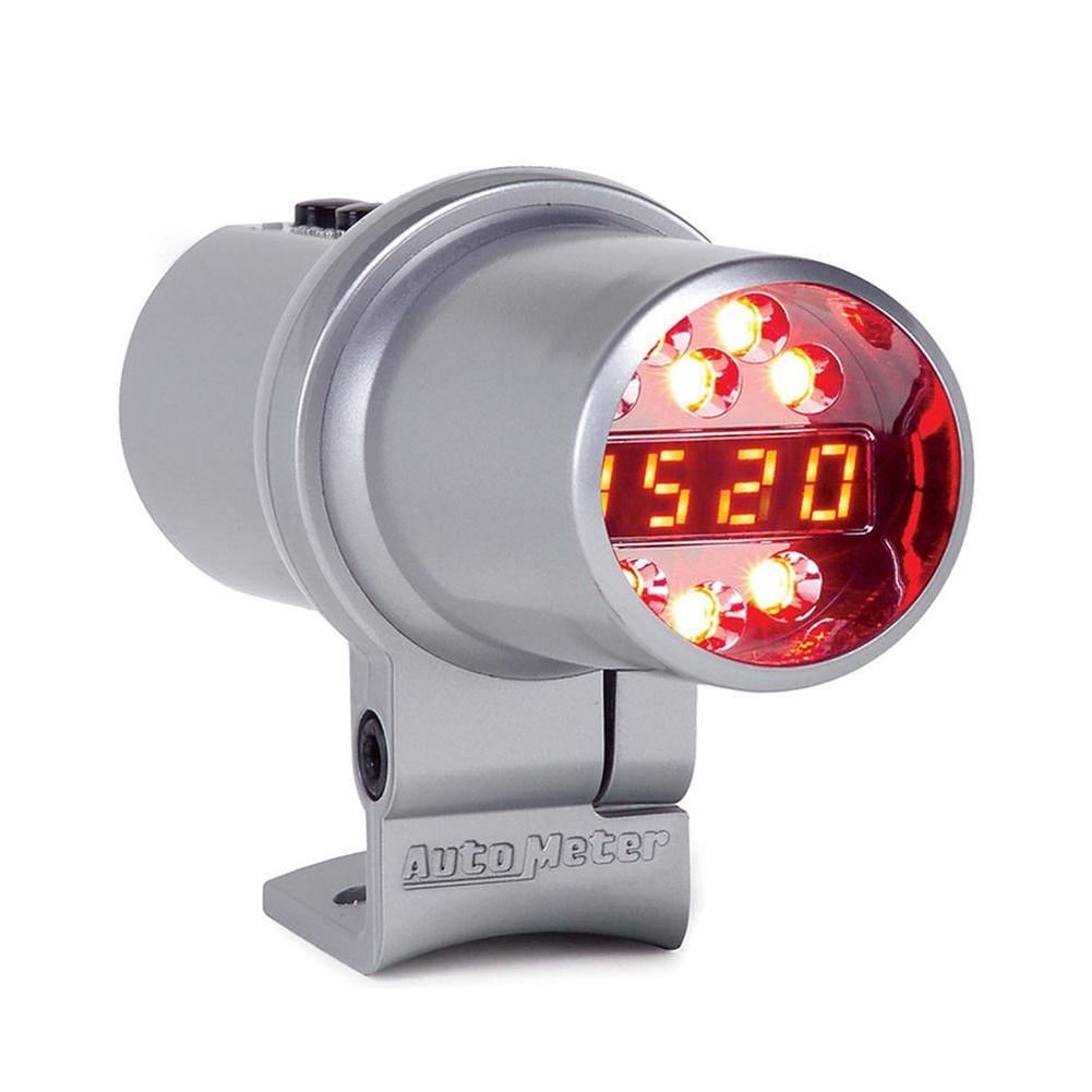 Corvette DPSS Shift Light - Auto Meter - 0-16,000 RPM - Silver : Level 1