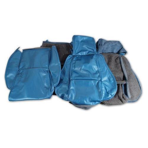 Corvette Leather Seat Covers. Blue Standard: 1986-1988