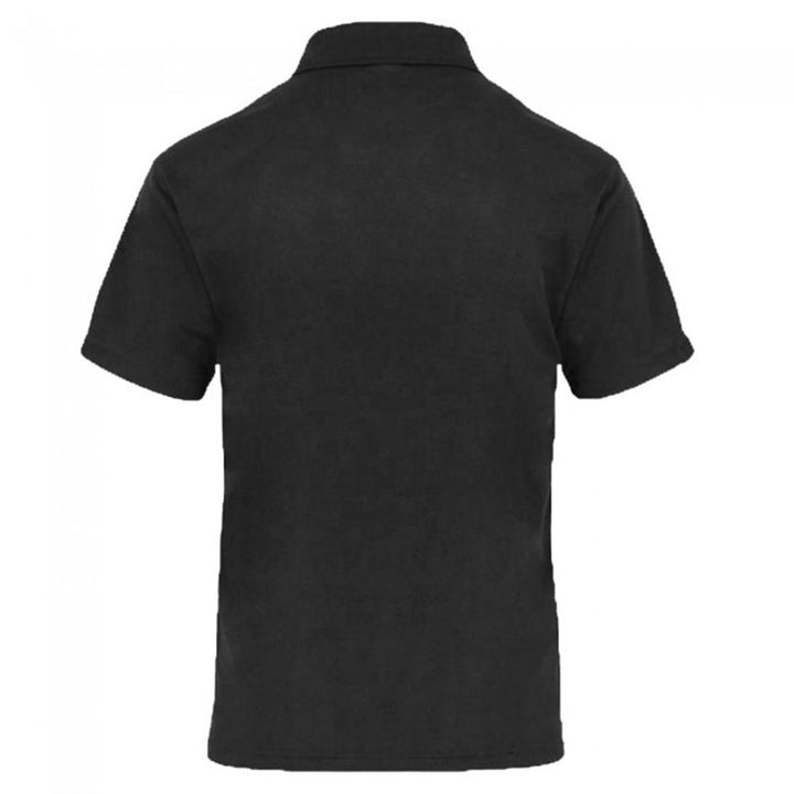 Corvette Next Generation Car Gesture Striped Polo : Black