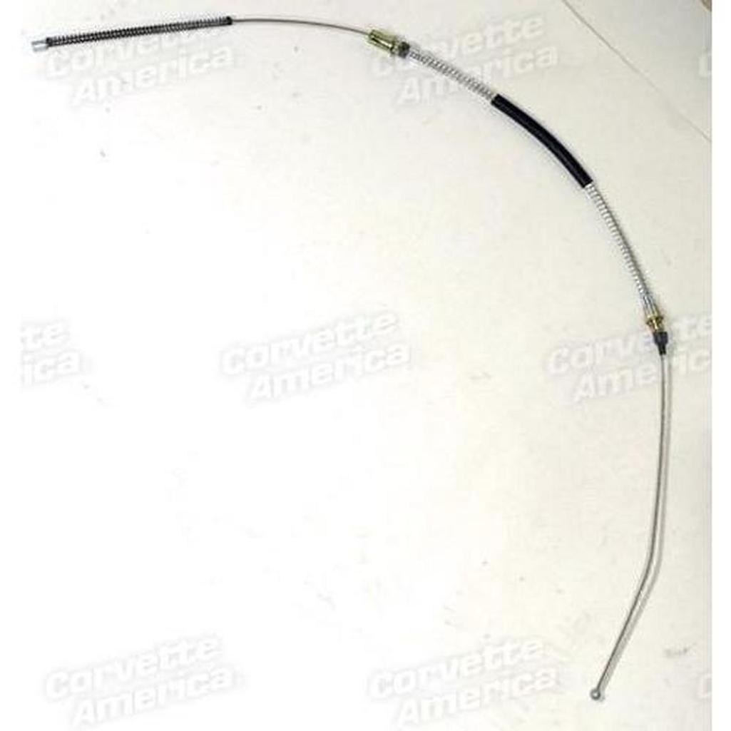 Corvette Park Brake Cable. Rear RH-Drum Brake: 1964-1965