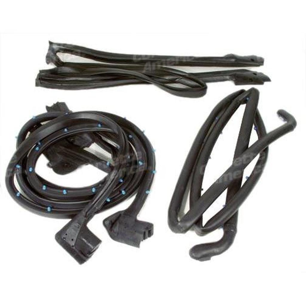 Corvette Weatherstrip Kit. Convertible Body 4 Piece - USA: 1990-1996