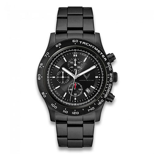 Next Generation Corvette Black Chronograph Watch
