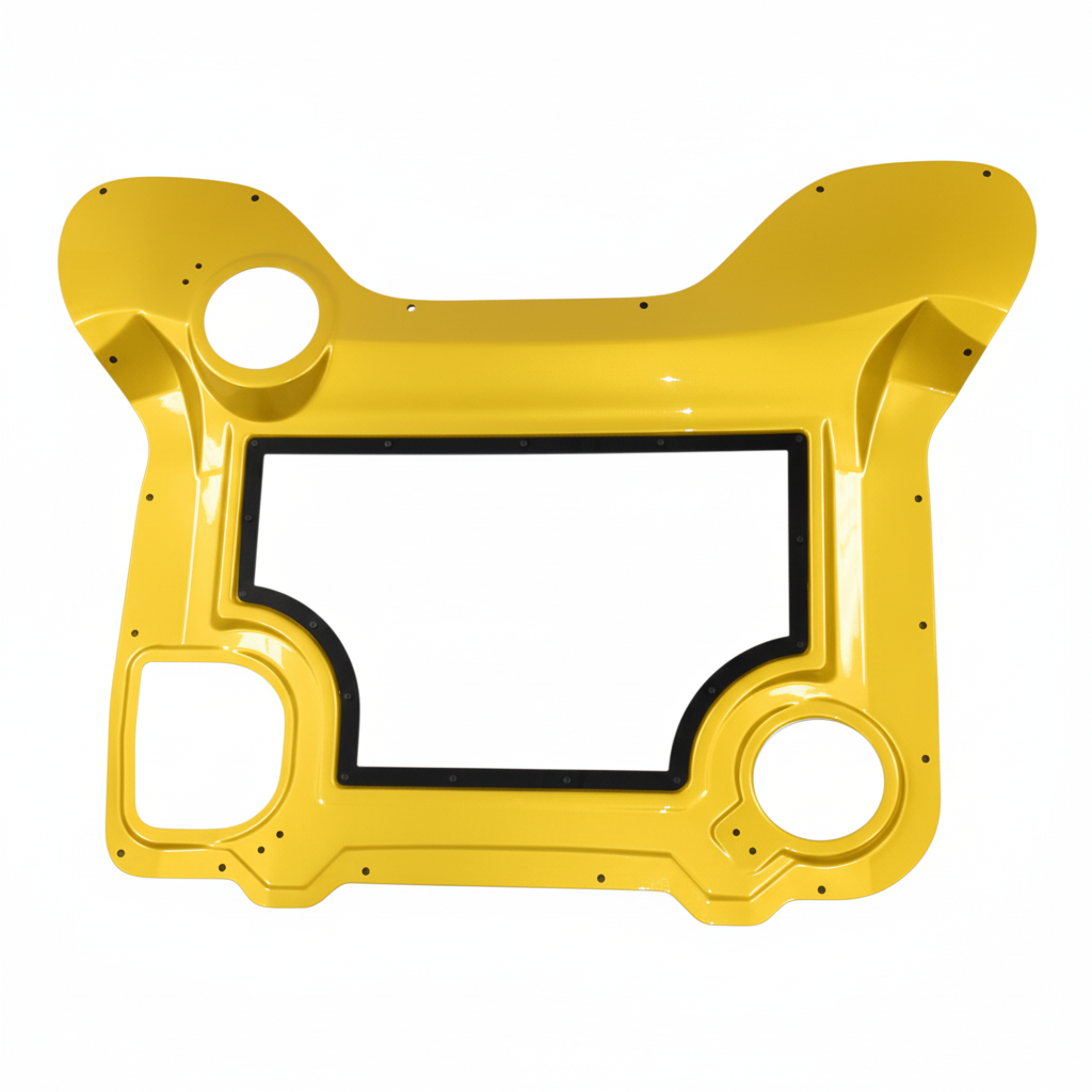 C8 Corvette HTC Engine Bay Cover W/ Clear Window - Color Matched : 2024-2026 C8 E-Ray