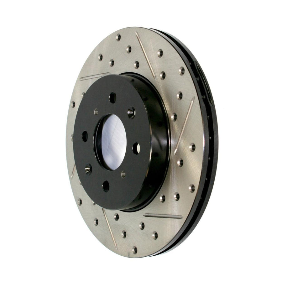 Corvette C7 Stingray StopTech Slotted & Drilled Front Right Rotor Non Z51 2014-2019
