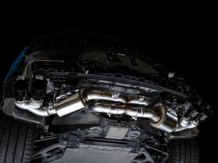 AWE Tuning Touring Edition Exhaust for Chevrolet Corvette C8 with Diamond Black Tips